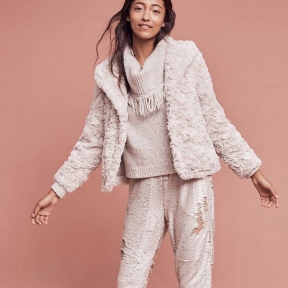 Tiny Editions for Anthropologie Faux Fur Coat